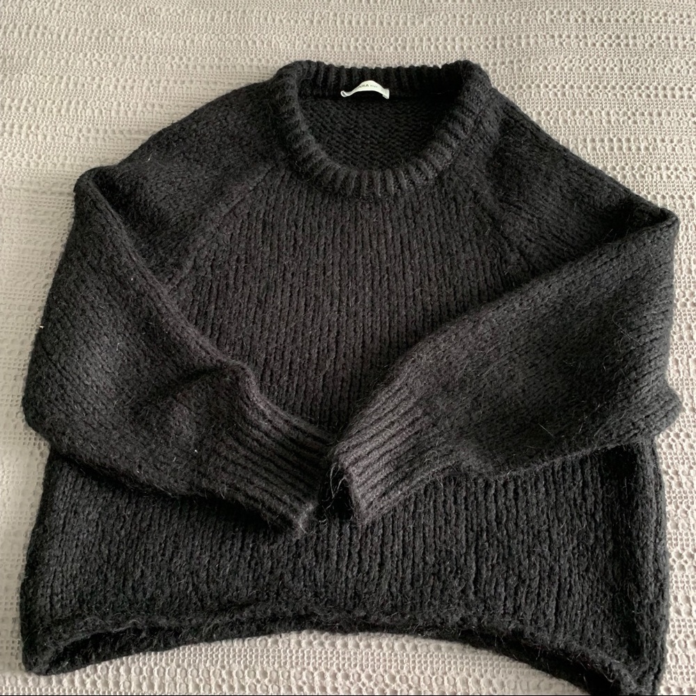 Black Zara sweater